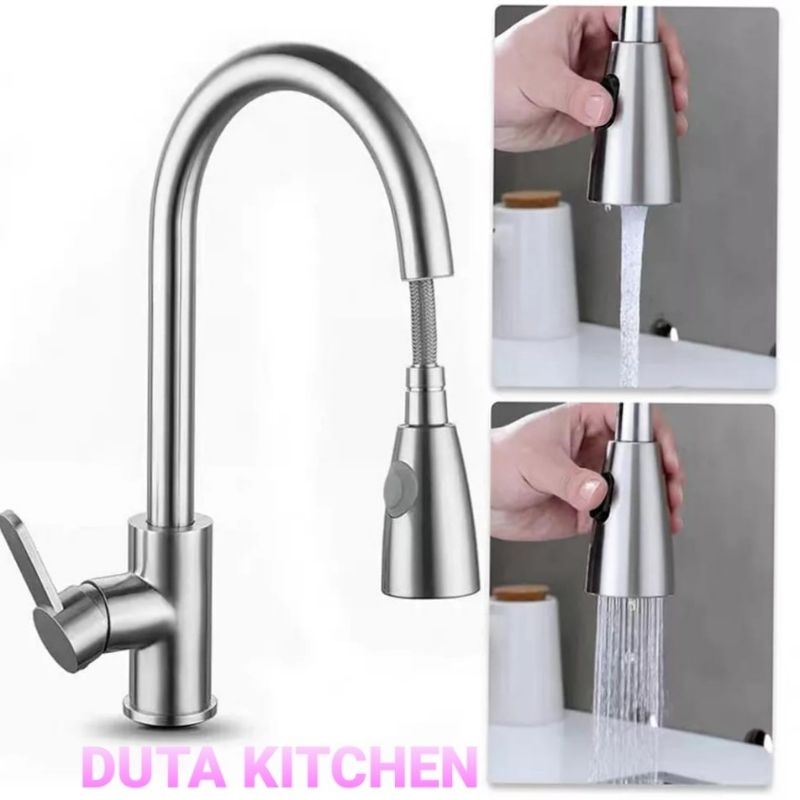 Kran Kitchen Sink Stainless SUS 304 Model Tarik / Kran Kitchen Sink Tarik Stainless