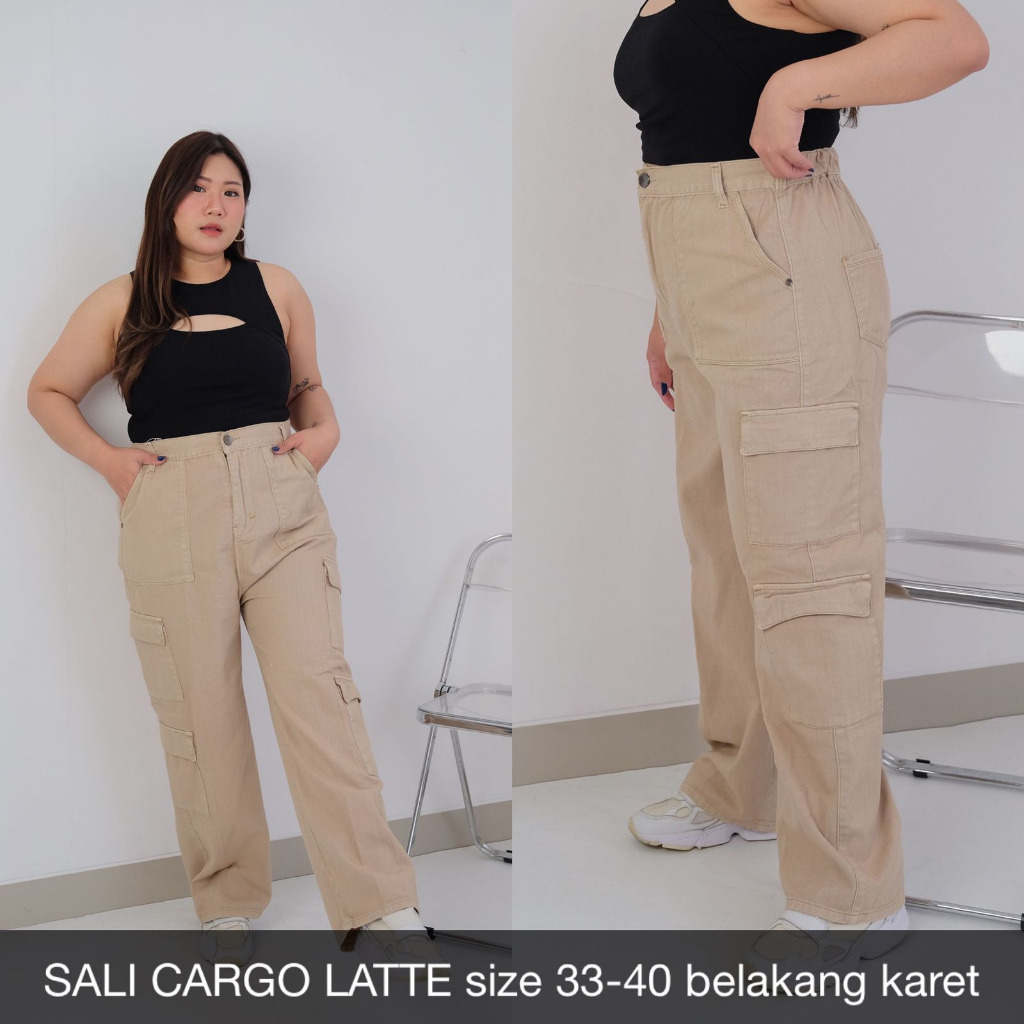 CELANA JAEANS WANITA SALI CARGO SERIES -SYSCLOTHIER