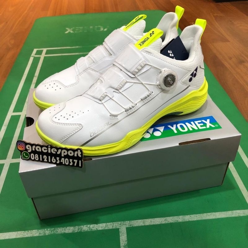 Sepatu Yonex Dial 2 white lime Yellow