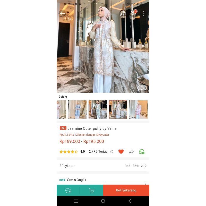 Jasmine Outer Puffy By Saine