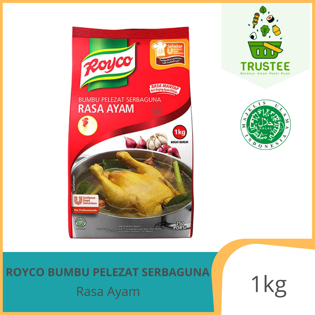 Royco Bumbu Penyedap Rasa Kaldu Ayam Pouch 1 kg