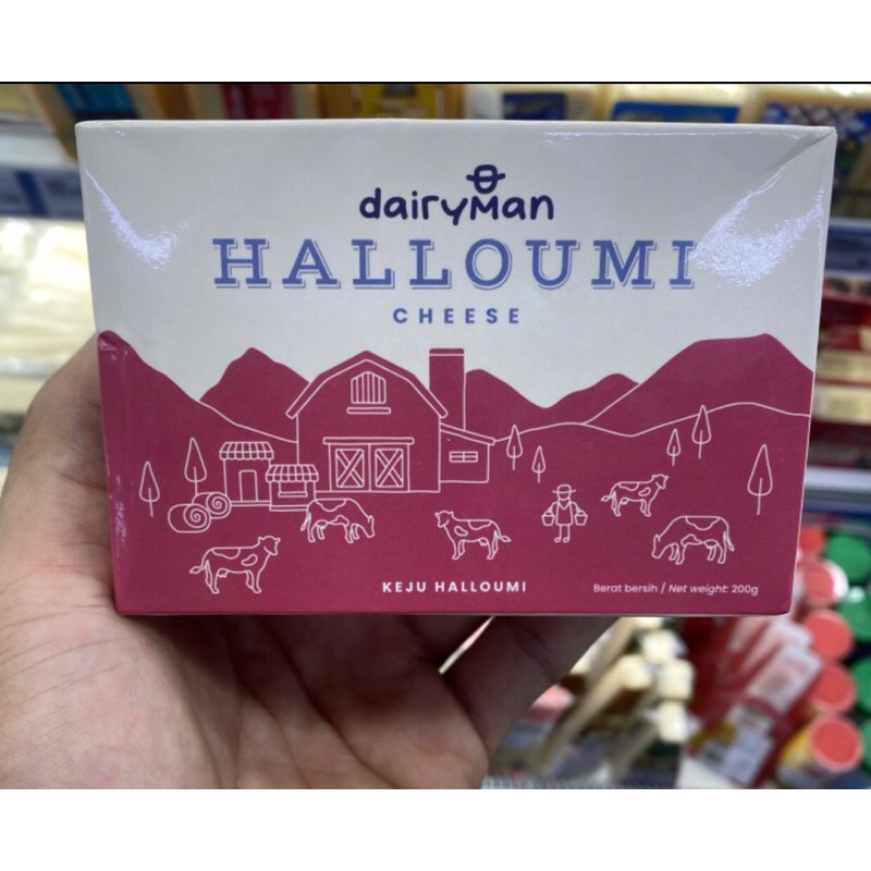 

DairyMan Halloumi Chesee Keju 200 grm