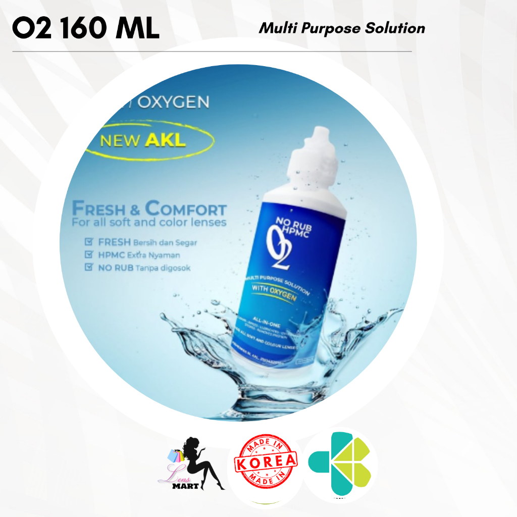 AIR CUCI SOFTLENS / CAIRAN SOFTLENS O2 160 ML BY OMEGA