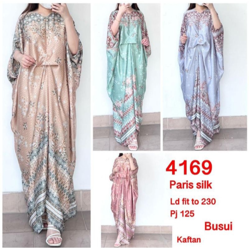 kaftan Faris Silk fashion wanita modern