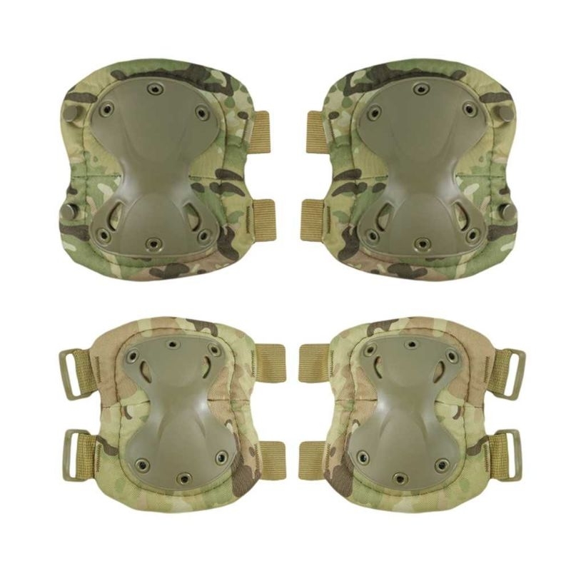 Centechia Camouflage Pelindung Lutut Siku Knee Elbow Pads Training Sport - CT20