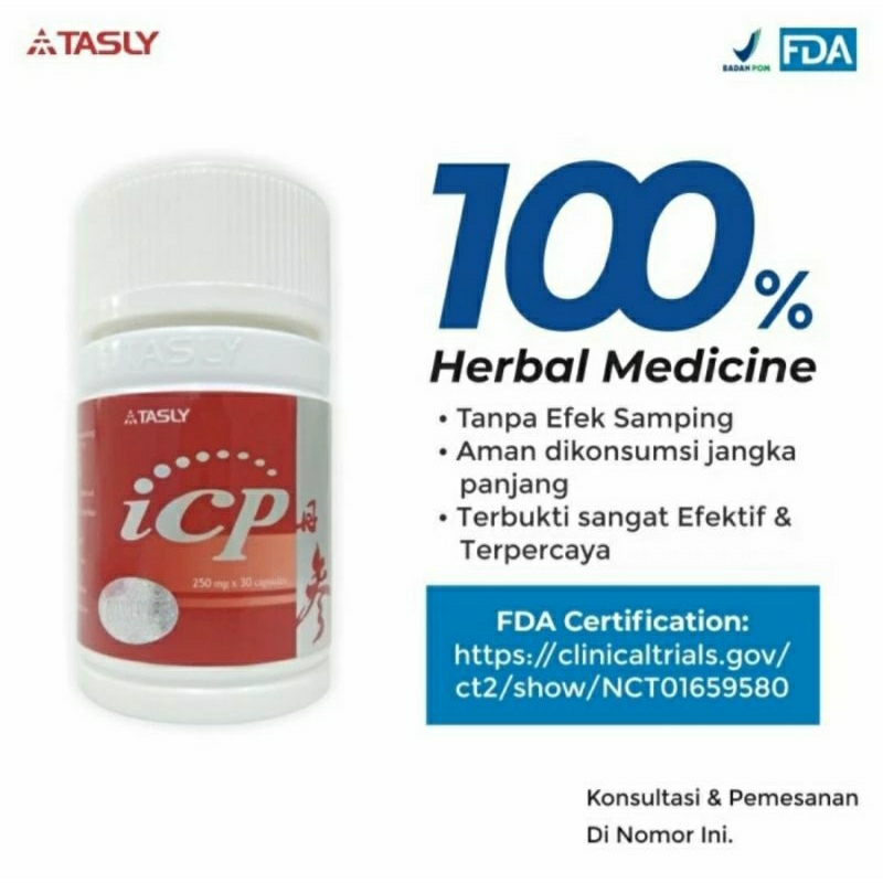 ICP Capsule Original Herbal Obat Jantung Stroke Penyumbatan Pembuluh Darah
