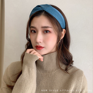 GO!BD1130 Bandana Serut Wanita Bando Scrunchie Korea Headband Kain Satin Kerut Cantik Fashion