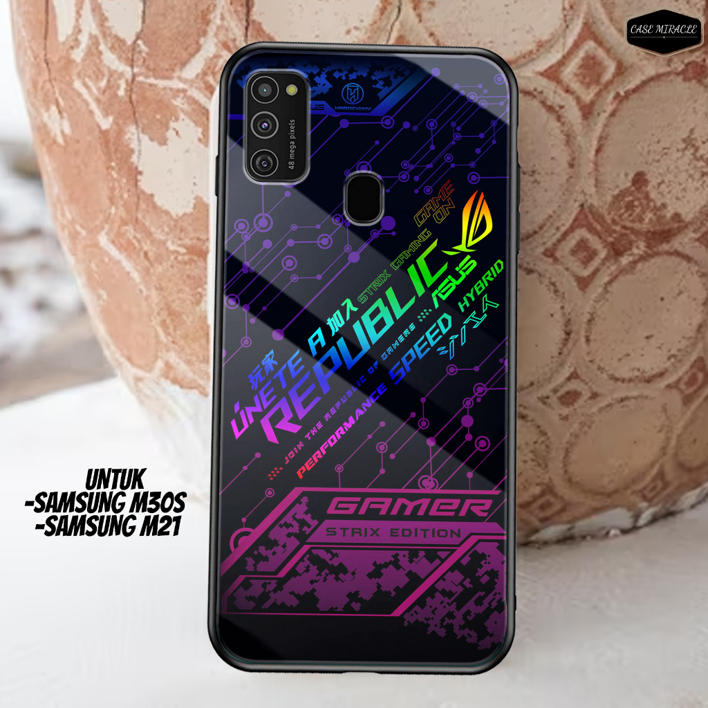 Case SAMSUNG M30S / SAMSUNG M21 - Casing SAMSUNG M30S Terbaru CASE MIRACLE [ MOTIF 40 ] Cassing Hp -