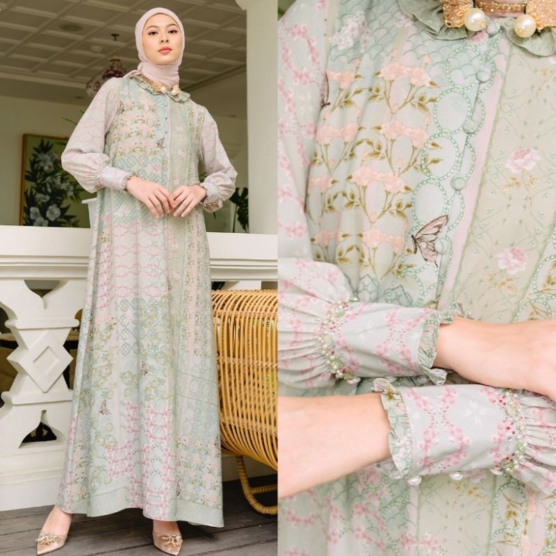 Muda Official - Niskala Dress Green Size L | Jastip Muda