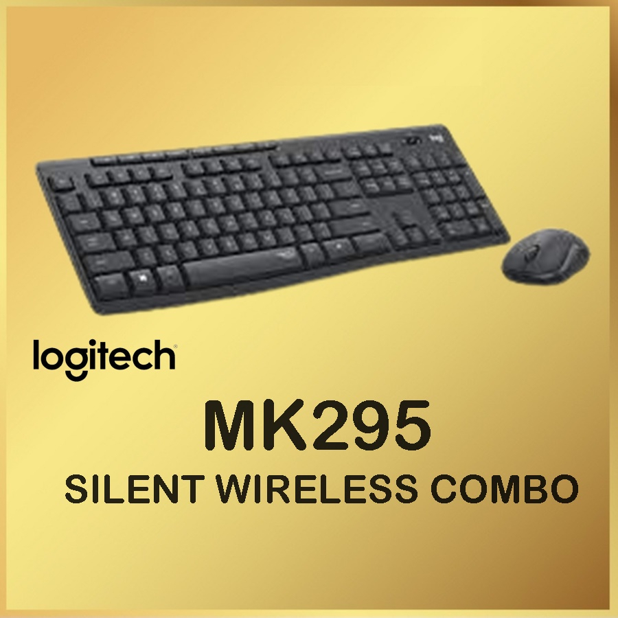 Logitech MK295 Silent Wirelles Combo Keyboard + Mouse Bundle