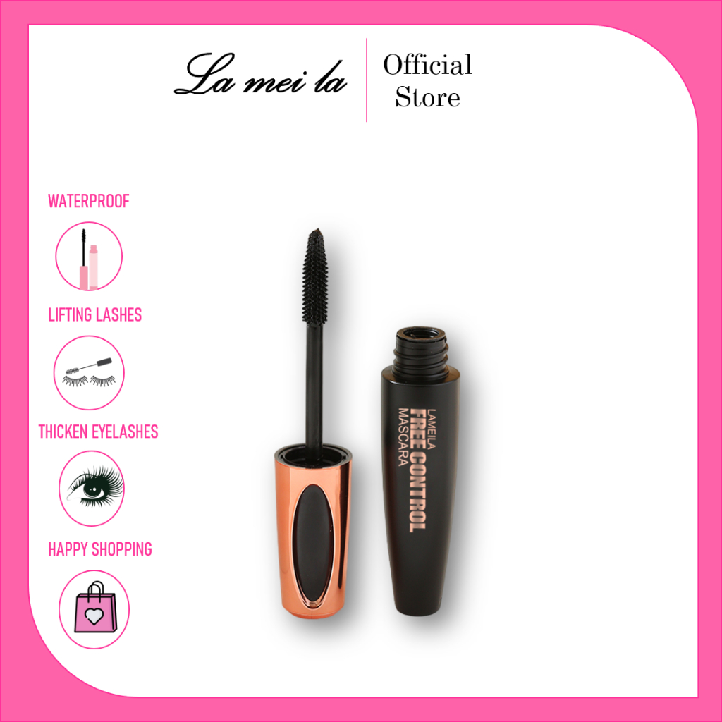 Lameila Slender Curling Mascara Maskara Talking Eyes Waterproof Mascara Serat Sutra 745