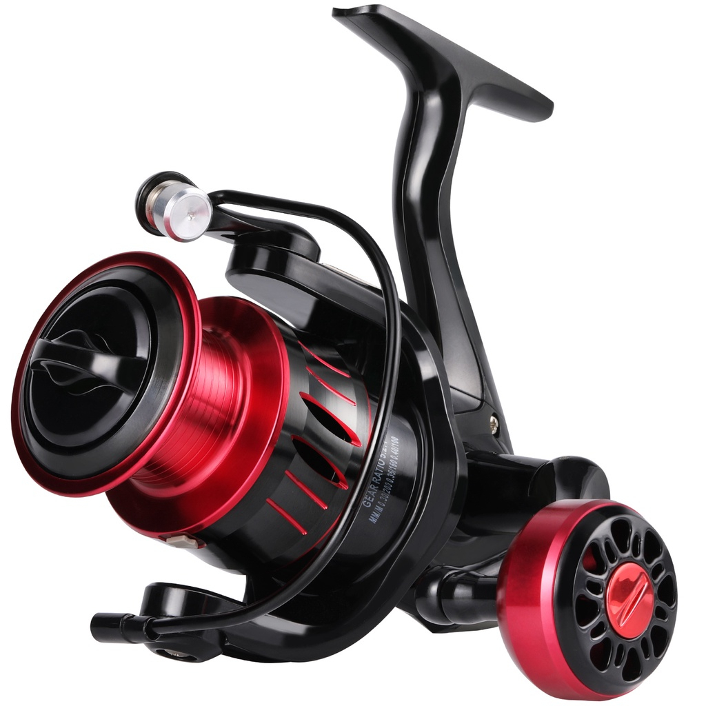 Reel Pancing Memancing Rasio Gear 5.2:1 Max Drag 5-10KG Joran Pancing 1000-4000 Bahan Metal reel power handle reel harrow vector kerekan pancing