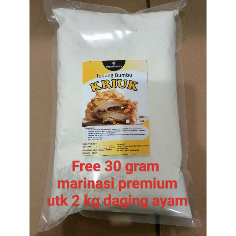 

tepung bumbu kriuk dapur finistra