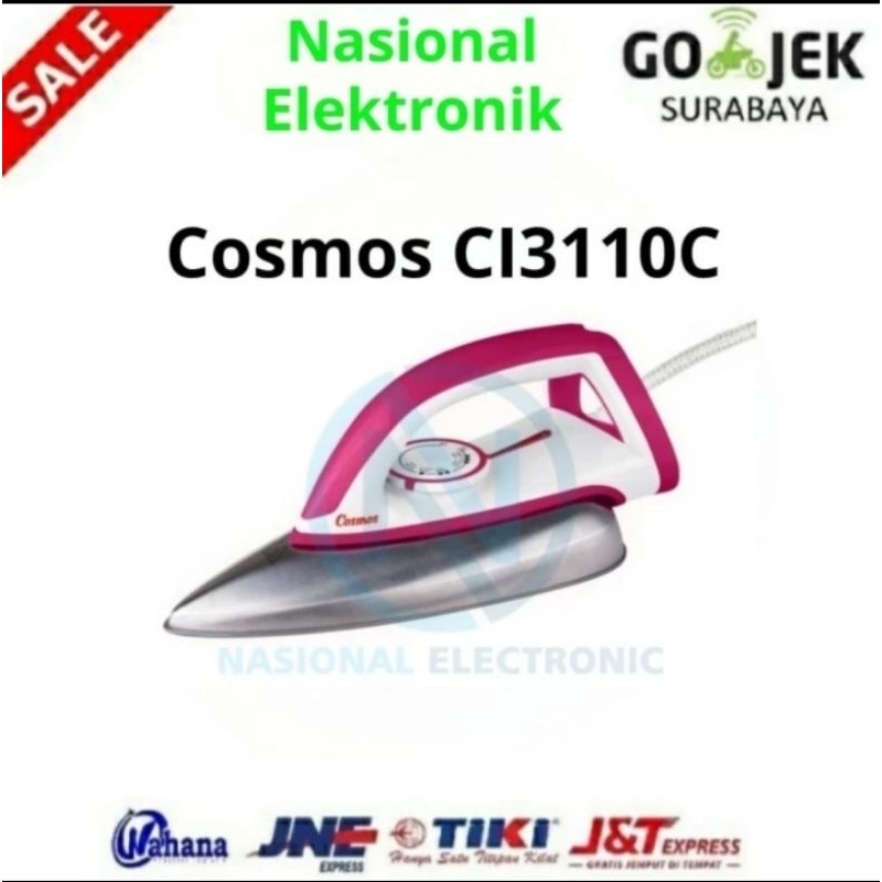Setrika Cosmos CI3110C/Gosokan Cosmos/Setrika Listrik CI-3110-C