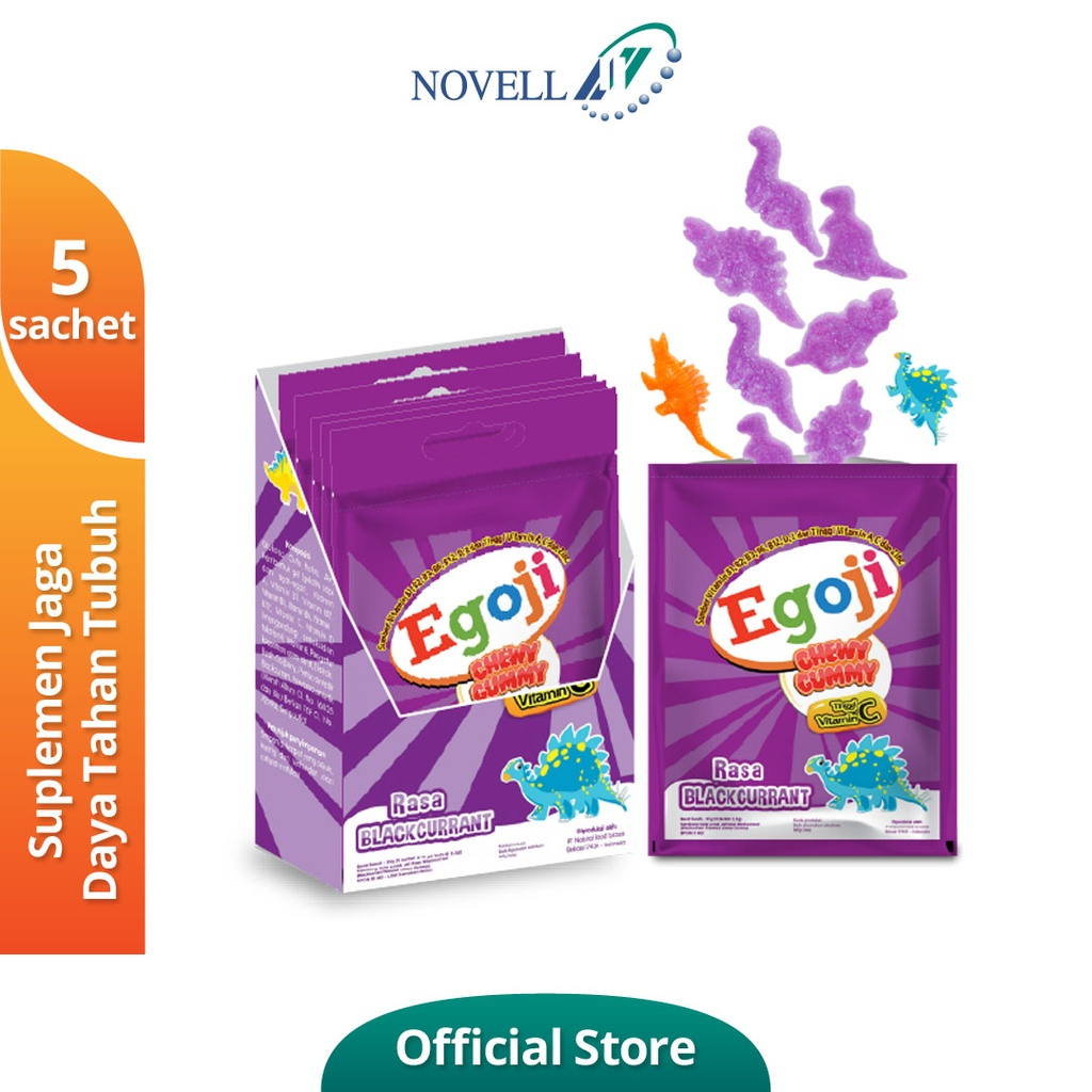 

Egoji Chewy Gummy Strwberry / Melon / Jeruk / Anggur 125 Gram - Susudot