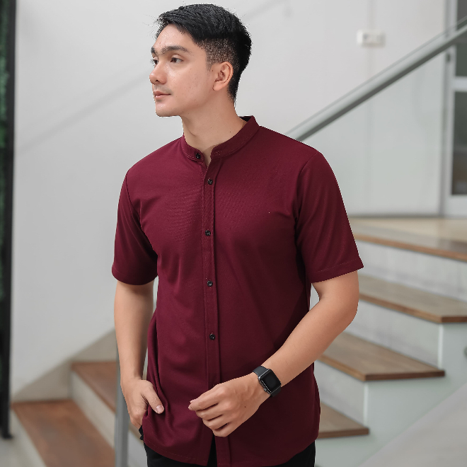 Kemeja Pendek kemeja Polos Kemeja Slimfit Kemeja Kasual Besic Kemeja Army