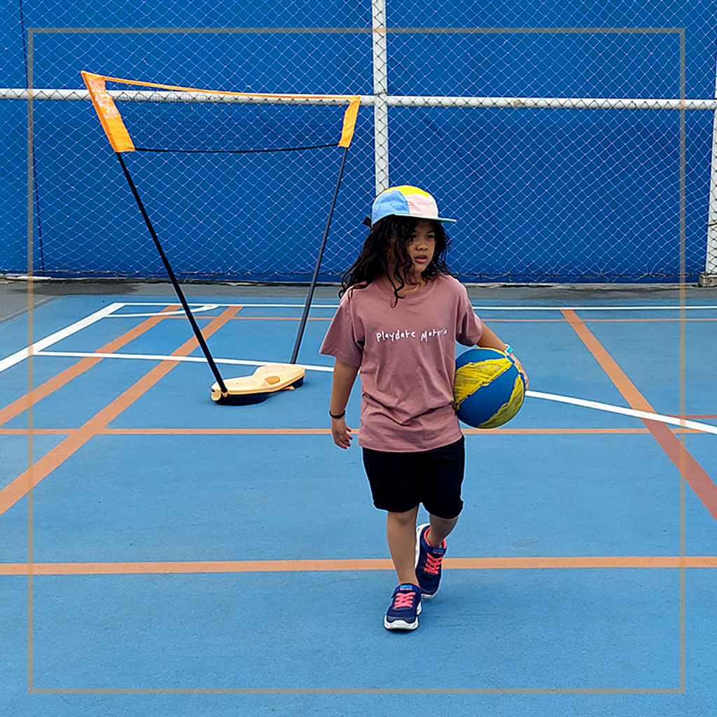 Kaos Anak, Tshirt Anak, Baju Atasan anak laki laki Perempuan Unisex Catton Bamboo 30s  – Rusty Rose 