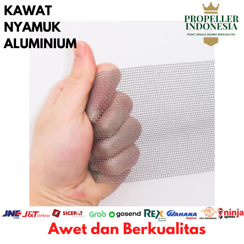 Kawat Nyamuk Aluminium Alumunium Ram Parabola Kasa Kawat Nyamuk