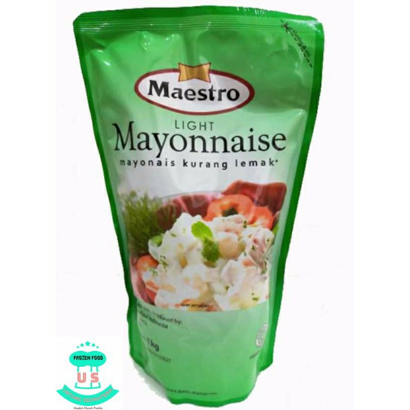 

Maestro Mayonaise Mayonaise light Maestro Mayonaise 1kg mayones maestro Mayoneis kurang lemak