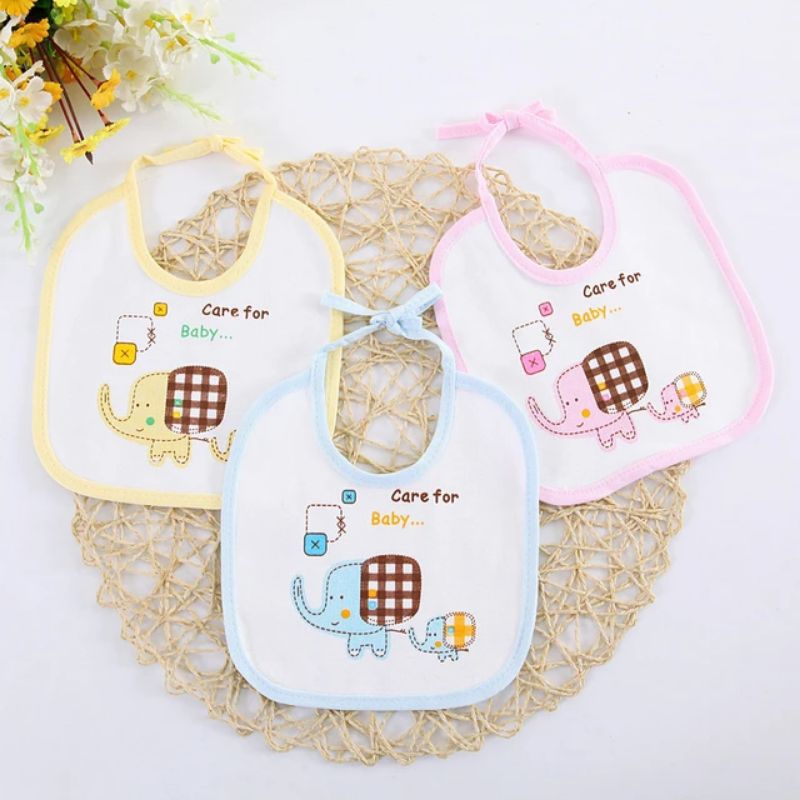 Celemek Bayi Waterproof Anti Air - Baby Bib Slaber Alas Makan