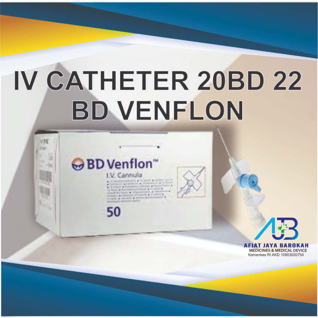IV CATHETER 20BD 22 BD VENFLON
