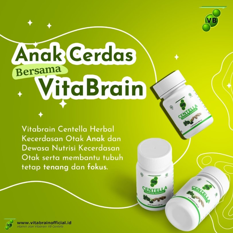 VitaBrain VB Centella Vitamin Otak Terbaik Distributor Vita Brain