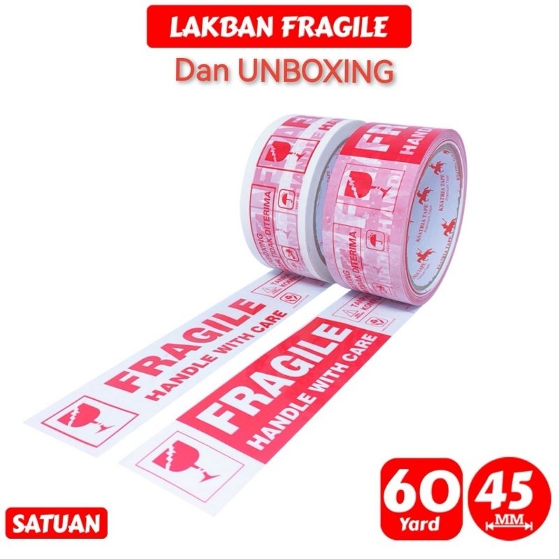 

Lakban OPP Tape Fragile Unboxing 45mm x 60 yard