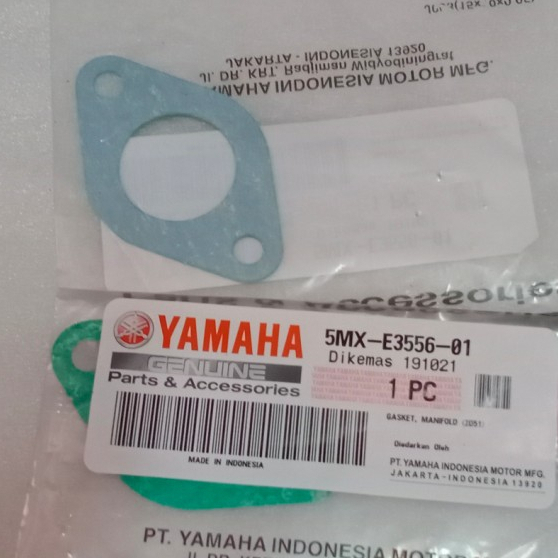 Paking Intake Manipol Yamaha Nouvo, Mio Sporty Smile, Fino Karbu 5MX-E3556-01