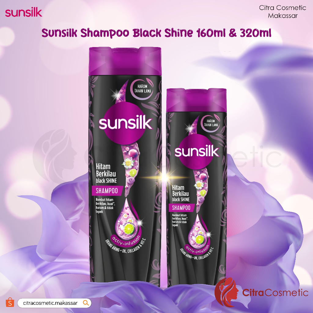 Sunsilk Shampoo Black Shine Series |160 Ml | 320 Ml