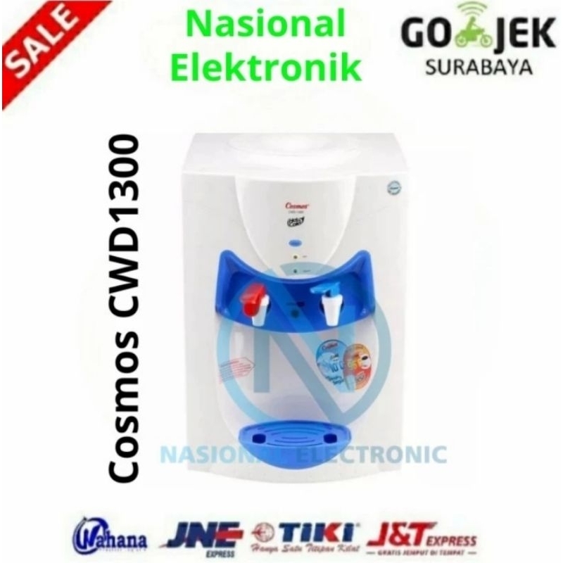 Dispenser Cosmos CWD1300/Dispenser Panas Dingin/Dispenser Meja/Cosmos CED-1300