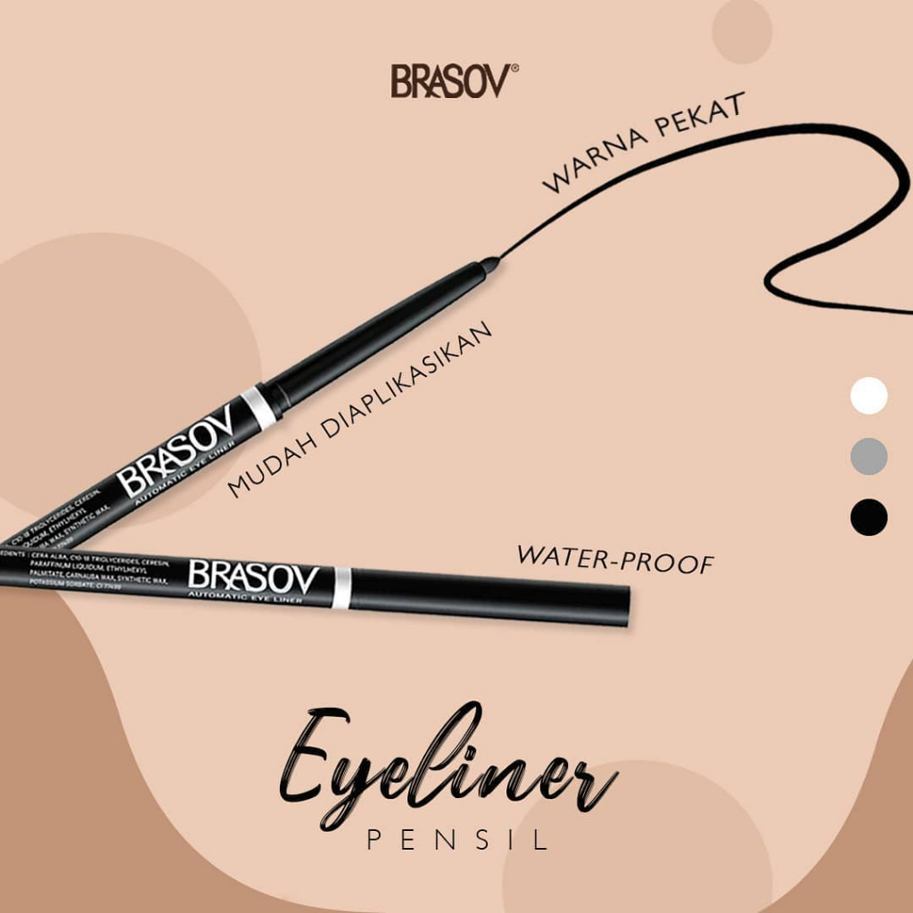 Brasov Automatic Eyeliner Waterproof matic 0.35gr