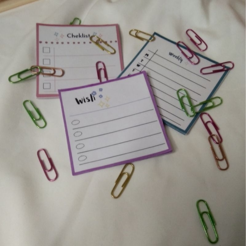 

Memopad 10 lembar NOT STICKY