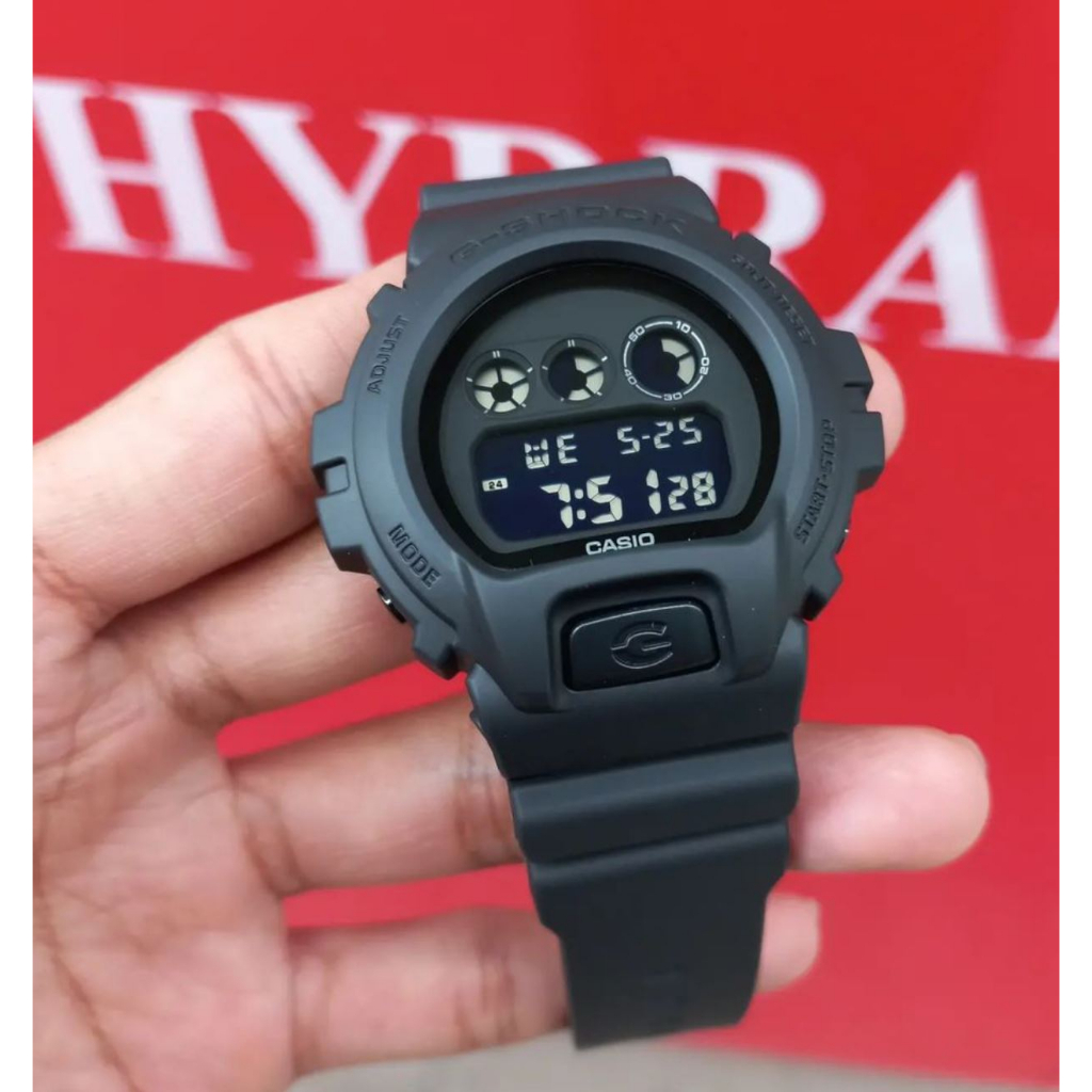 Casio G-Shock Jam Tangan Pria Digital Black Resin Strap DW-6900 Series