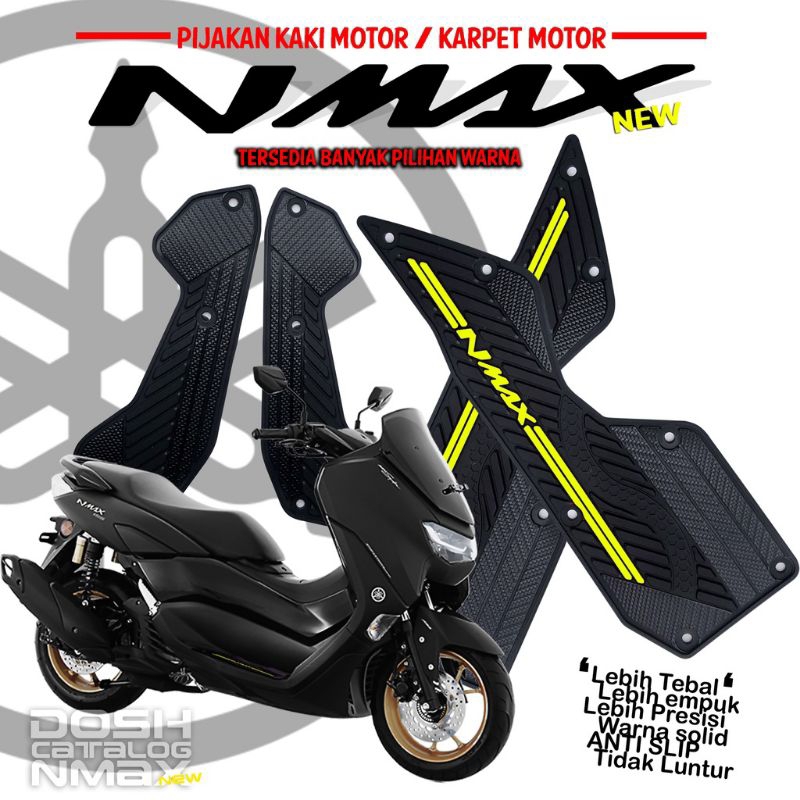 Karpet Motor Nmax Karpet Nmax Variasi Nmax Aksesoris Motor Nmax Tahun 2020/2023 Pijakan Kaki Nmax
