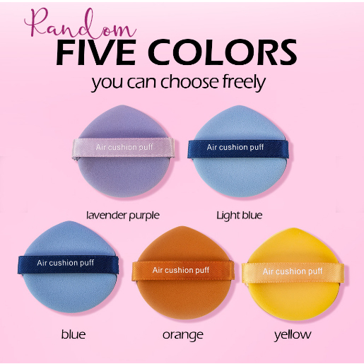 SANIYE Random 5 Warna Foundation Puff Makeup Sponge B021