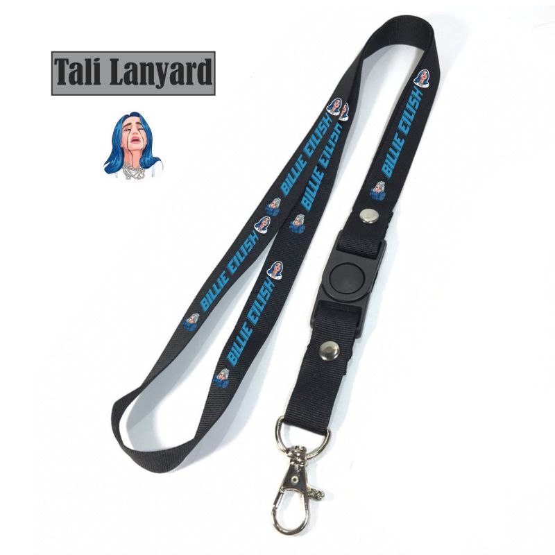 

Lanyard BILLIE EILISH tali lanyard BILLIE gantungan kunci name tag id card kartu nama / lanyard podss vapee gantungan / bisa cod lanyard best seller lanyard hitam lanyard murah / oring lengkap