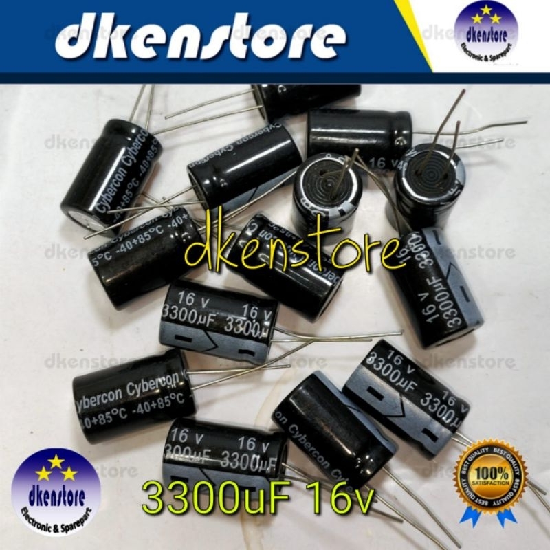 Elko 3300uF 16v Kapasitor 3300 uF 16v Elco