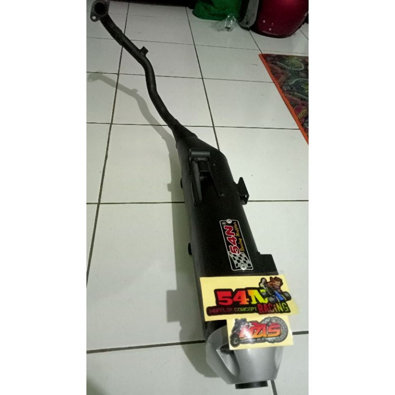 knalpot copy CMS 54n PCX 150 dan PCX 160 bahan original dan bahan k59.