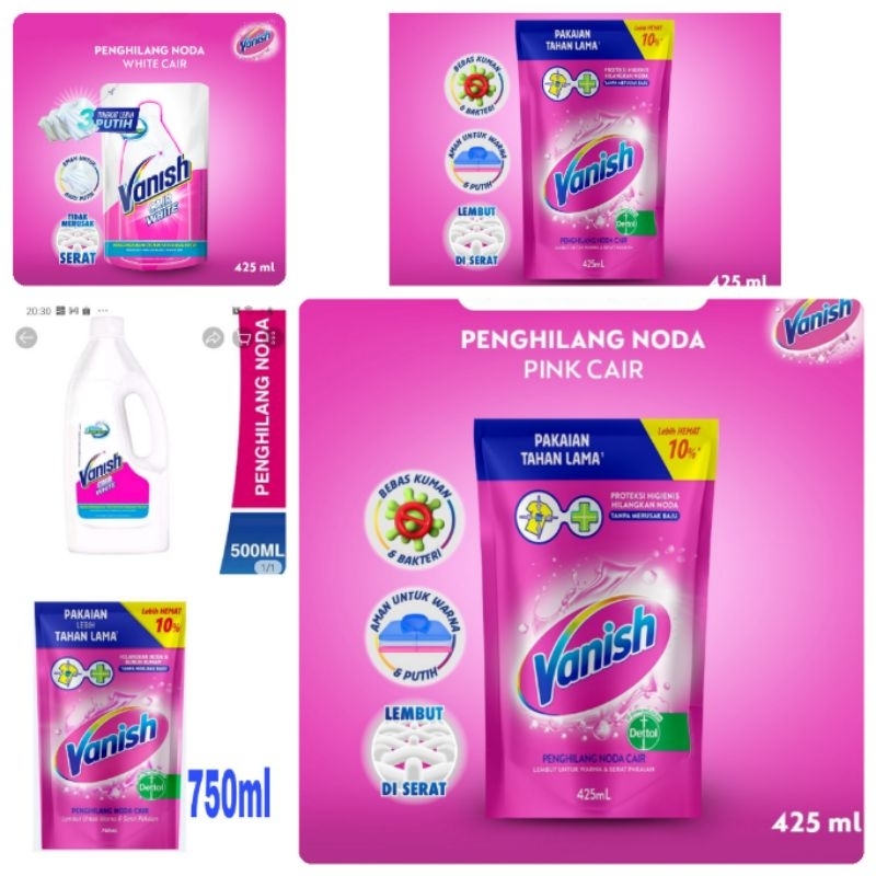 Vanish Cair Penghilang noda Refill 150ml / 500Ml