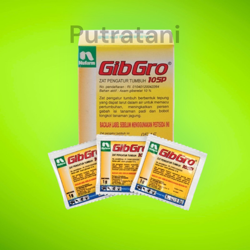 bisa COD Gibgro 1 KOTAK ISI 40 PCS Zat Pengatur Tumbuh Gibgro by Nufarm