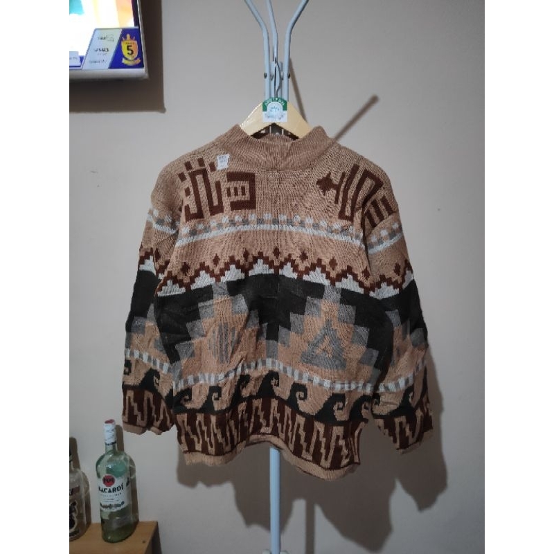Sweater Rajut/Knitwear Navajo Alge Brique