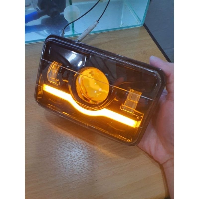 LAMPU DEPAN LED KOTAK RX KING 5 INCH-LAMPU DEPAN MOBIL JEEP-LAMPU UTAMA MOBIL