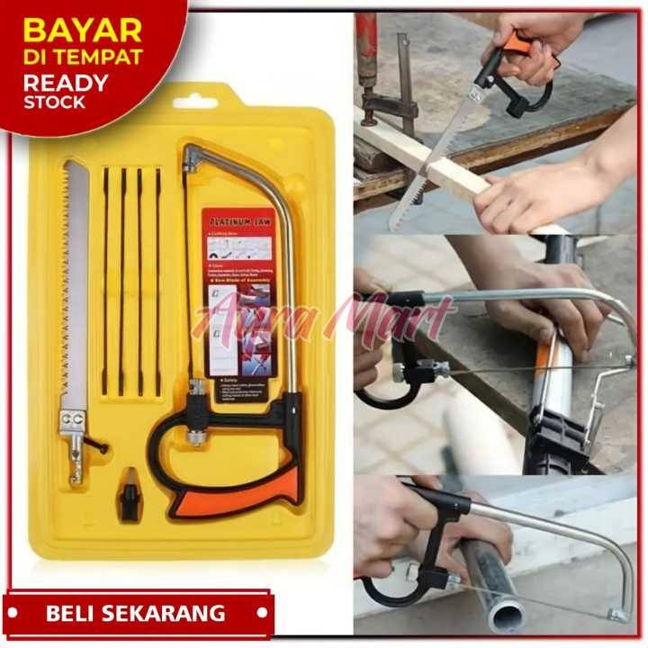 [FULL SET] Gergaji kayu super tajam jepang Gergaji besi super tajam jepang Gergaji besi multifungsi 