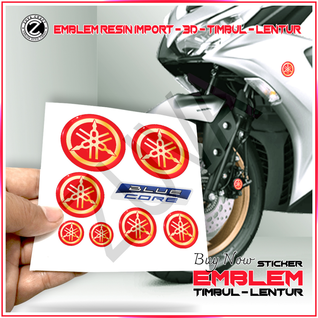 STIKER MOTOR 1 PAKET STIKER MOTOR LOGO GARPUTALA MERAH STIKER NMAX STIKER AEROX STIKER EMBLEM NMAX A
