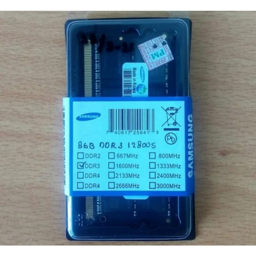 Sodimm 8Gb DDR3 PC 12800 Samsung
