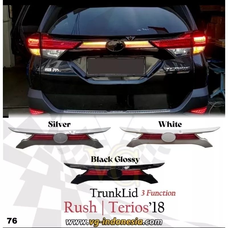Trunklid all new rush/terios 2018-2022