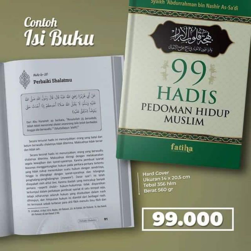 Buku 99 Hadist Pedoman Hidup Muslim