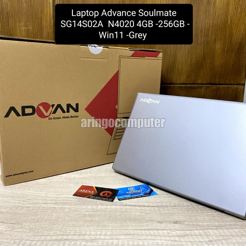 Laptop Advance Soulmate SG14S02A N4020 4GB -256GB -Win11 -Grey