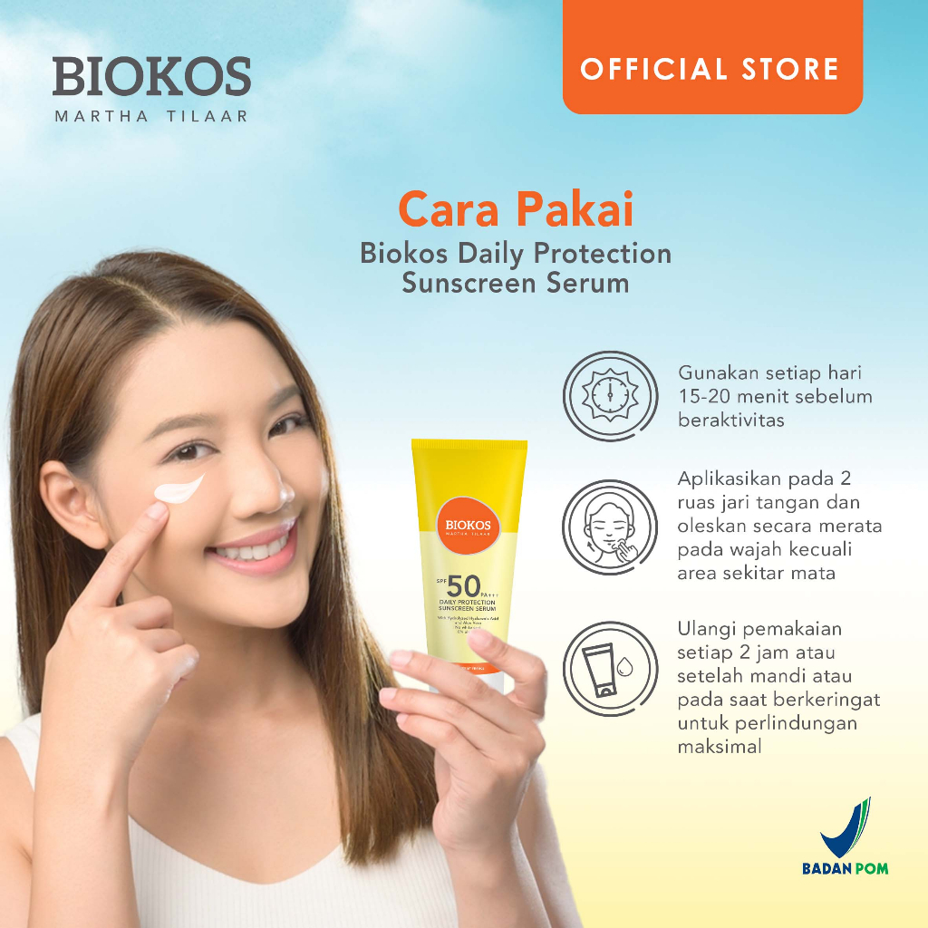 Sariayu Biokos Daily Protection Sunscreen Serum SPF50 PA+++