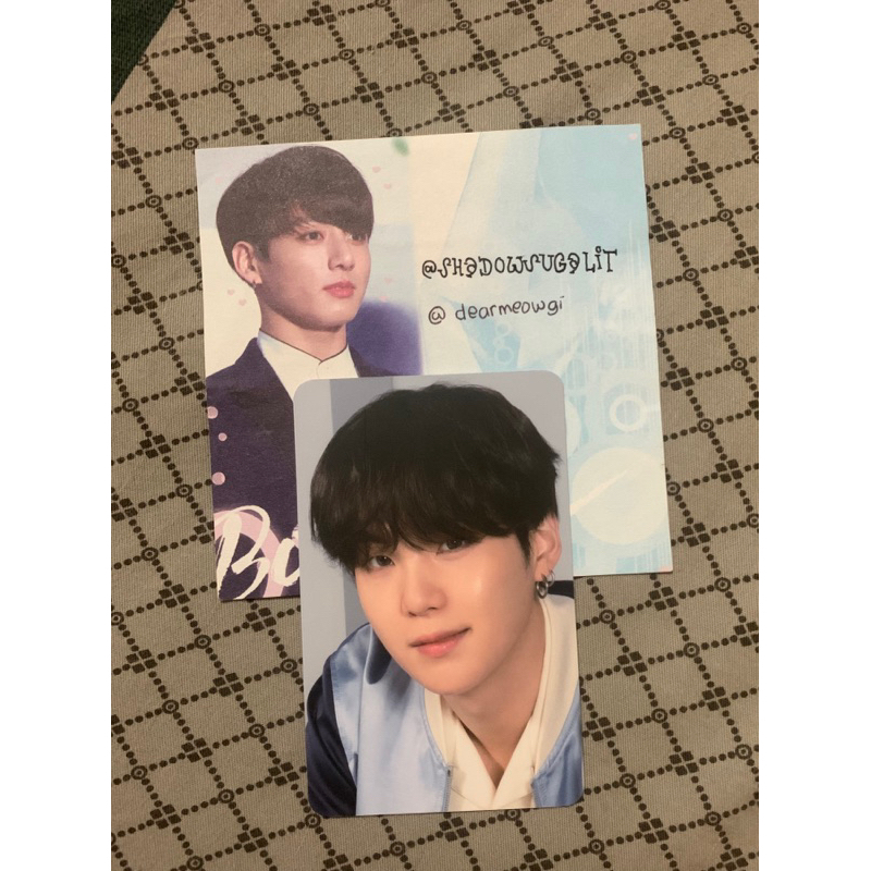 BTS SUGA Yoongi Samsung S20 ver 2 photocard pc
